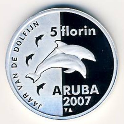 Аруба, 5 флоринов (2007 г.)
