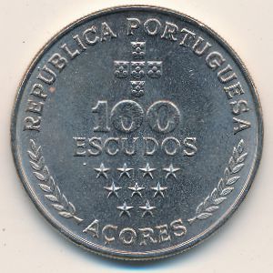 Azores, 100 escudos, 1980