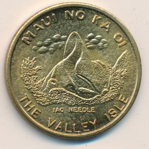 Hawaiian Islands., 1 dollar, 1975
