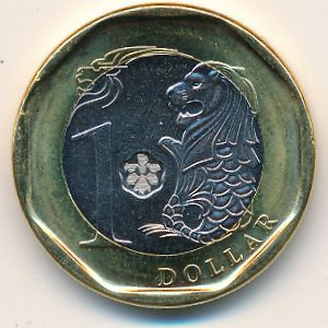 Сингапур, 1 доллар (2013–2018 г.)