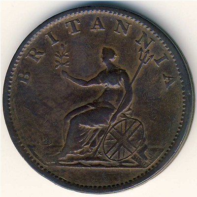 Great Britain, 1/2 penny, 1806–1807