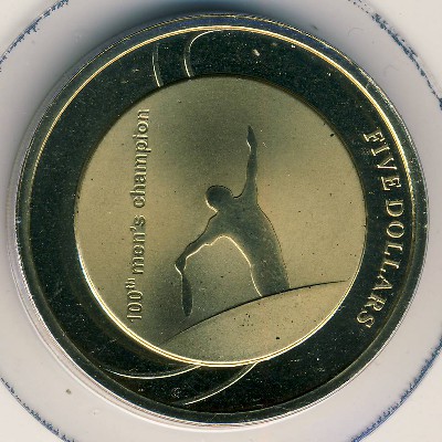 Australia, 5 dollars, 2012