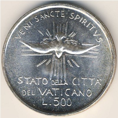 Vatican City, 500 lire, 1978