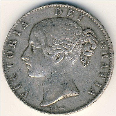 Great Britain, 1 crown, 1839–1847