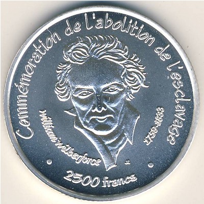 Burkina Faso., 2500 francs, 2007
