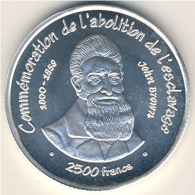 Niger., 2500 francs, 2007