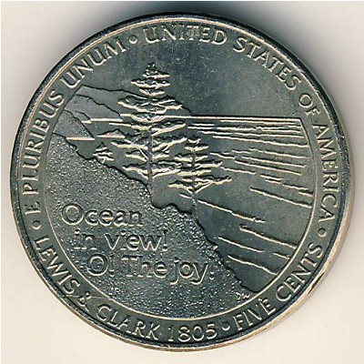 США, 5 центов (2005 г.)