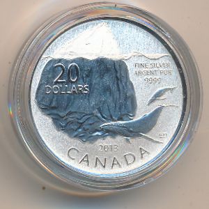 Canada, 20 dollars, 2013