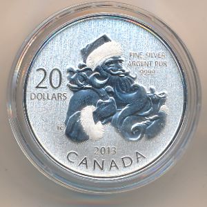 Canada, 20 dollars, 2013