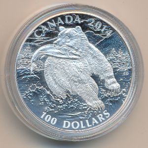 Canada, 100 dollars, 2014