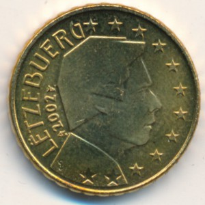 Luxemburg, 10 euro cent, 2002–2006