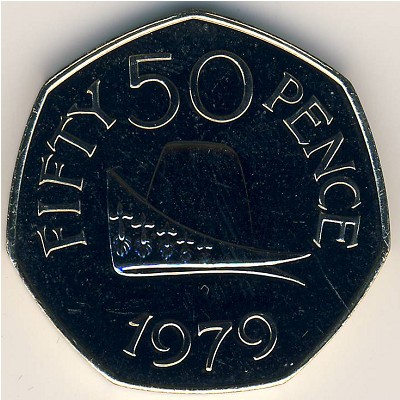 Гернси, 50 пенсов (1979–1984 г.)