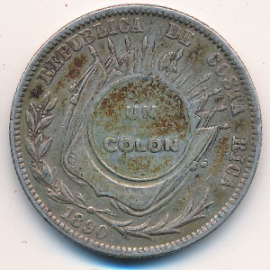 Costa Rica, 1 colon, 1923