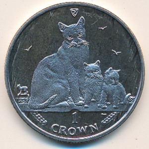 Isle of Man, 1 crown, 2014