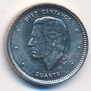 Dominican Republic, 10 centavos, 1983–1987