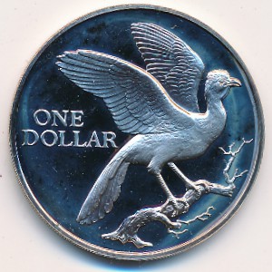 Trinidad & Tobago, 1 dollar, 1972