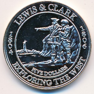 Либерия, 5 долларов (2003 г.)