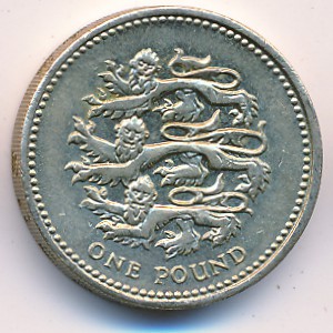 Great Britain, 1 pound, 2002