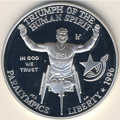 USA, 1 dollar, 1996