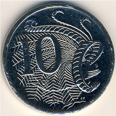 Australia, 10 cents, 1999–2019