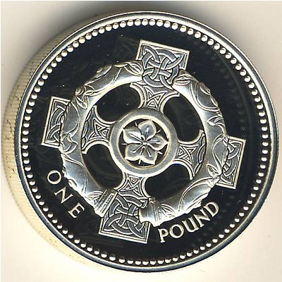 Great Britain, 1 pound, 2001