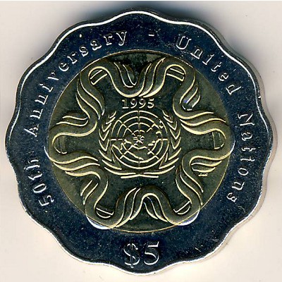 Сингапур, 5 долларов (1995 г.)