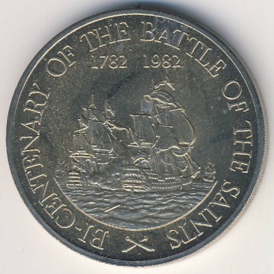 Острова Сент-Кристофер и Невис, 20 долларов (1982 г.)