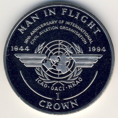 Isle of Man, 1 crown, 1994