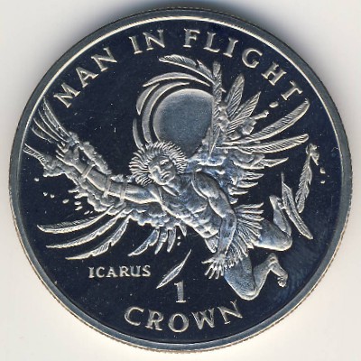 Isle of Man, 1 crown, 1995