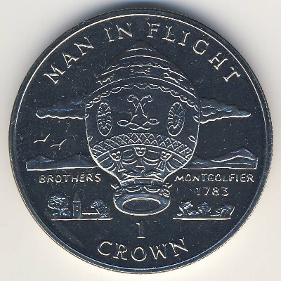 Isle of Man, 1 crown, 1995