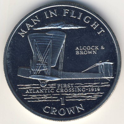 Isle of Man, 1 crown, 1994