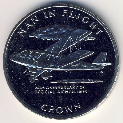 Isle of Man, 1 crown, 1994