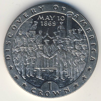Isle of Man, 1 crown, 1992