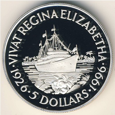 Соломоновы острова, 5 долларов (1996 г.)