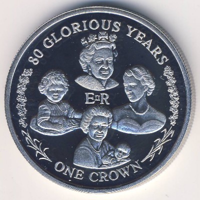 Gibraltar, 1 crown, 2006