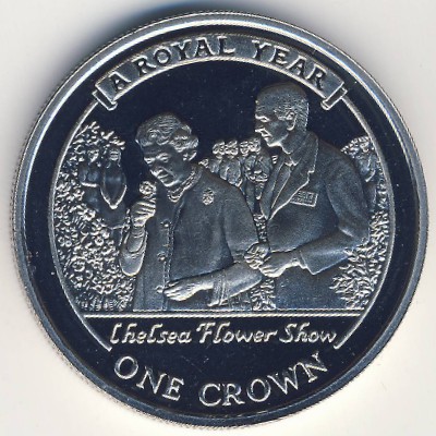 Gibraltar, 1 crown, 2005