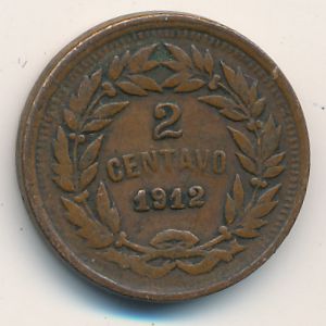 Honduras, 2 centavos, 1910–1913