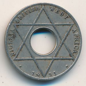 British West Africa, 1/10 penny, 1911