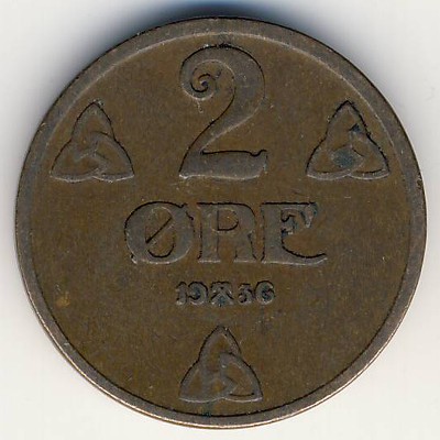 Норвегия, 2 эре (1936 г.)