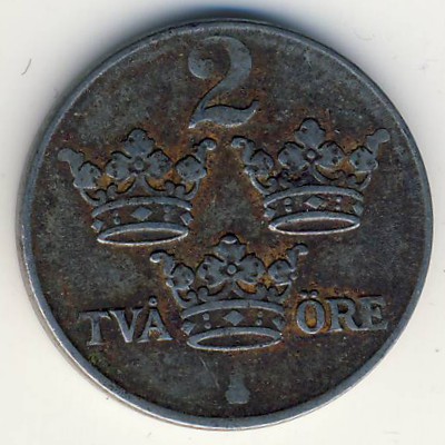 Sweden, 2 ore, 1944