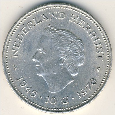 Netherlands, 10 gulden, 1970