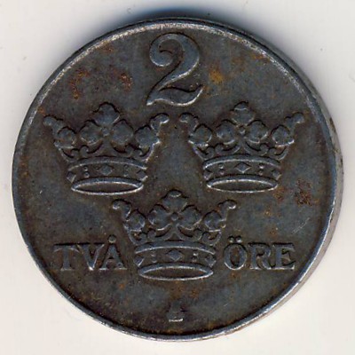 Sweden, 2 ore, 1946