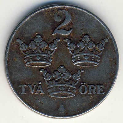 Sweden, 2 ore, 1946