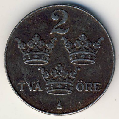 Sweden, 2 ore, 1950