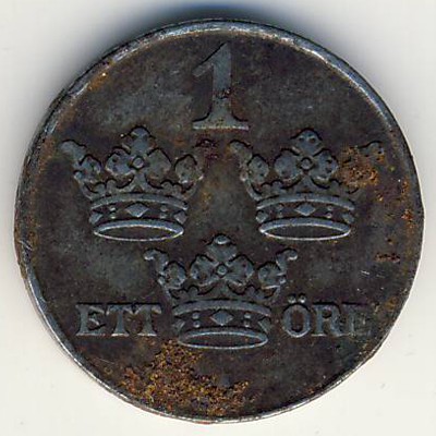 Sweden, 1 ore, 1949