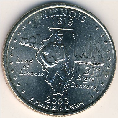 USA, Quarter dollar, 2003