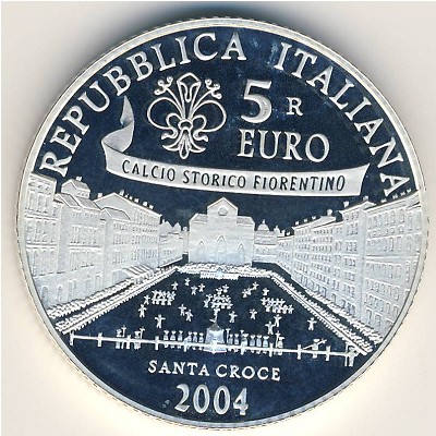 Italy, 5 euro, 2004