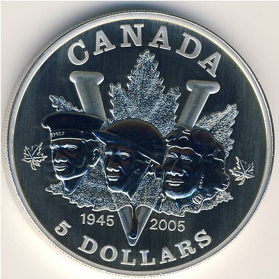 Canada, 5 dollars, 2005