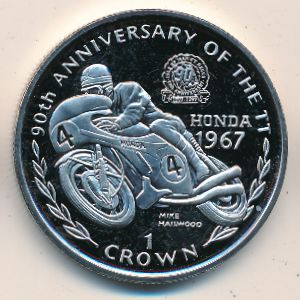 Isle of Man, 1 crown, 1997