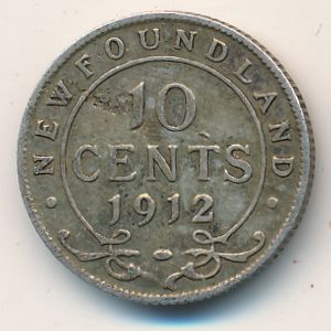 Newfoundland, 10 cents, 1912–1919